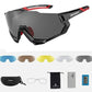 ROCKBROS 10131 Ochelari de ciclism polarizați cu 4 lentile interschimbabile