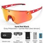 ROCKBROS Ochelari de soare polarizați 2 în 1 Ochelari de sport magnetici cu lentile interschimbabile