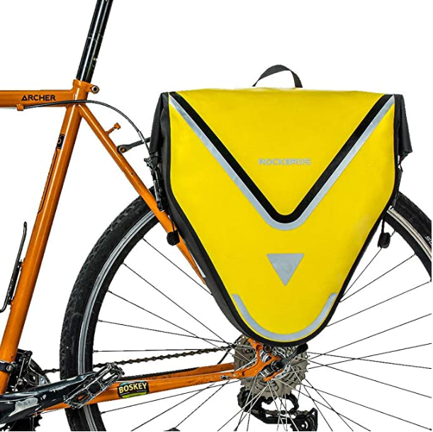ROCKBROS AS-001-3Y Genți pentru portbagaj Geanta Valoara 20L Galben/Negru Aur