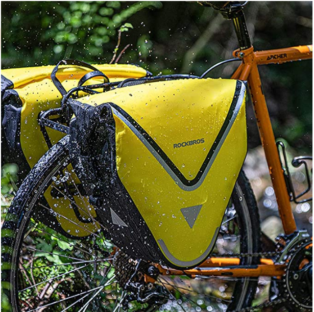 ROCKBROS AS-001-3Y Genți pentru portbagaj Geanta Valoara 20L Galben/Negru Aur