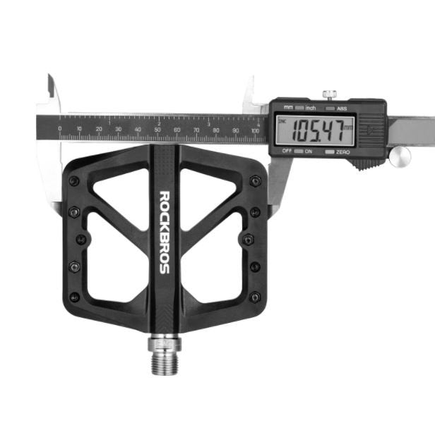 ROCKBROS Bicicletă Pedale din nailon Anti-alunecare MTB Pedale plate 9/16 inch 3 rulmenți etanșați