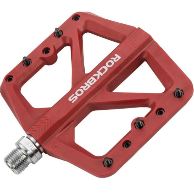 ROCKBROS Bicicletă Pedale din nailon Anti-alunecare MTB Pedale plate 9/16 inch 3 rulmenți etanșați
