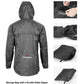 ROCKBROS jacheta de ploaie impermeabila barbati femei unisex negru