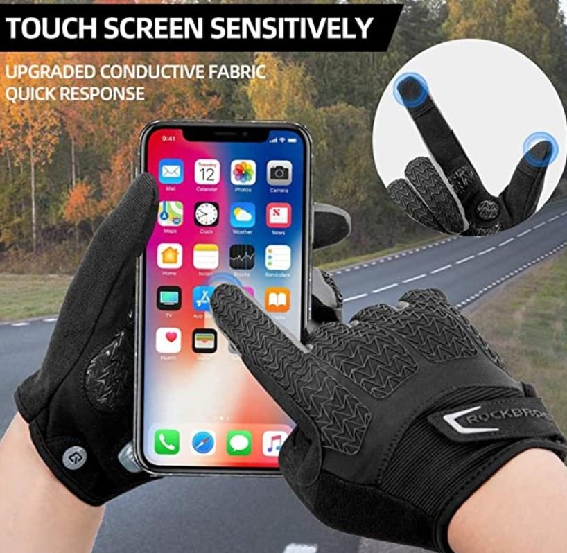 ROCKBROS S169-1 manusi de ciclism iarna touch screen