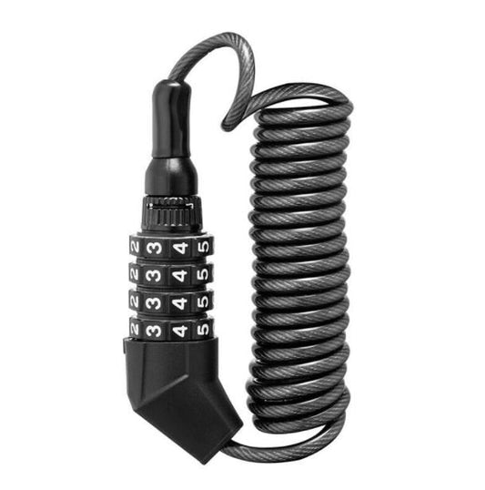 Încuietori pentru căști ROCKBROS T530 Mini blocare pentru biciclete Blocare cu combinație prin cablu