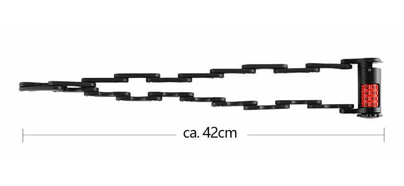 Lacăt de bicicletă ROCKBROS WD795 lacăt pliabil antifurt