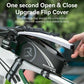 Geanta pentru cadru ROCKBROS geanta biciclete cu suport pentru telefon mobil de 4-6,5 inch